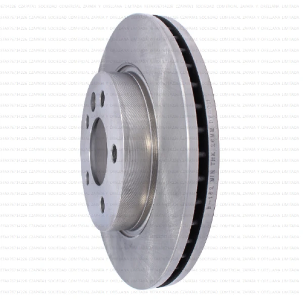 Disco De Freno Delantero Para Volkswagen Amarok 2010 2012 2.0 163 Cdca Sohc